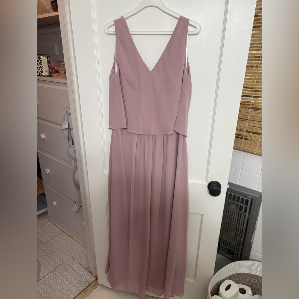 Chic Mauve Sleeveless Maxi Dress